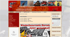 Desktop Screenshot of feuerwehr-dorum.de